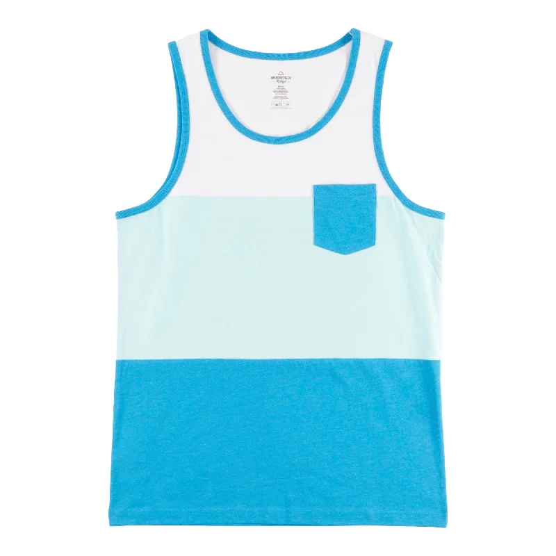 Mountain Ridge Men's Colour Block Tank Top