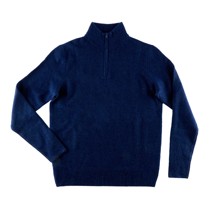 Mountain Ridge Men's Mock Neck Zipper Sweater