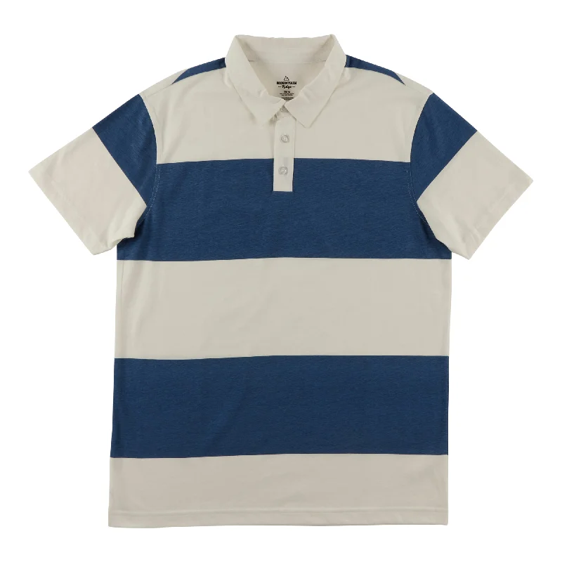 Mountain Ridge Men's Rugby Stripe Polo Shirt