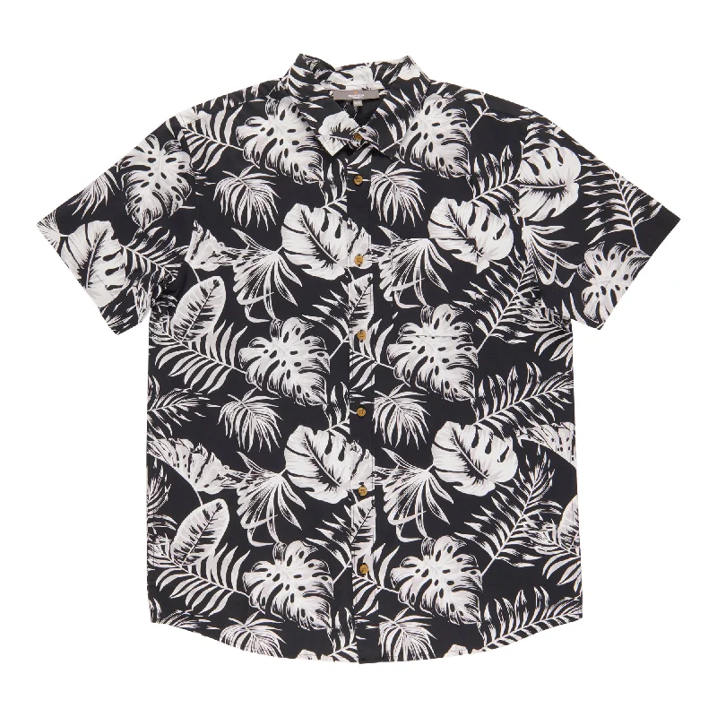 Mountain Ridge Men's Tropical Button-Up Shirt