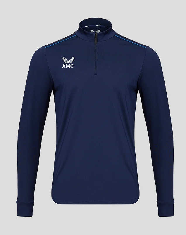 Navy/Blue AMC 1/4 Zip Top