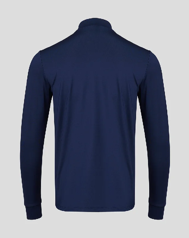 Navy/Blue AMC 1/4 Zip Top