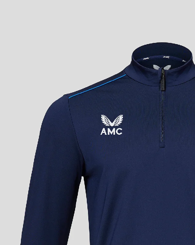 Navy/Blue AMC 1/4 Zip Top