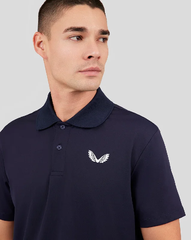 Navy Golf Breathable Polo