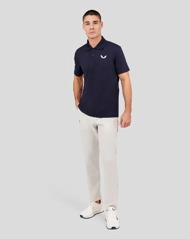 Navy Golf Breathable Polo