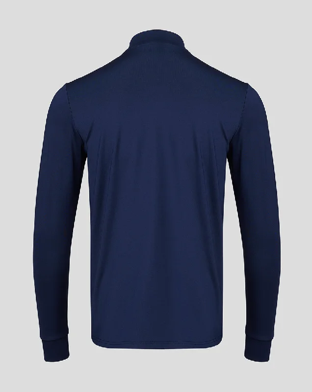 Navy/White AMC 1/4 Zip Top