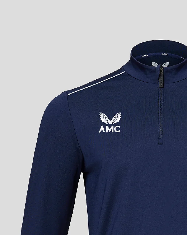 Navy/White AMC 1/4 Zip Top