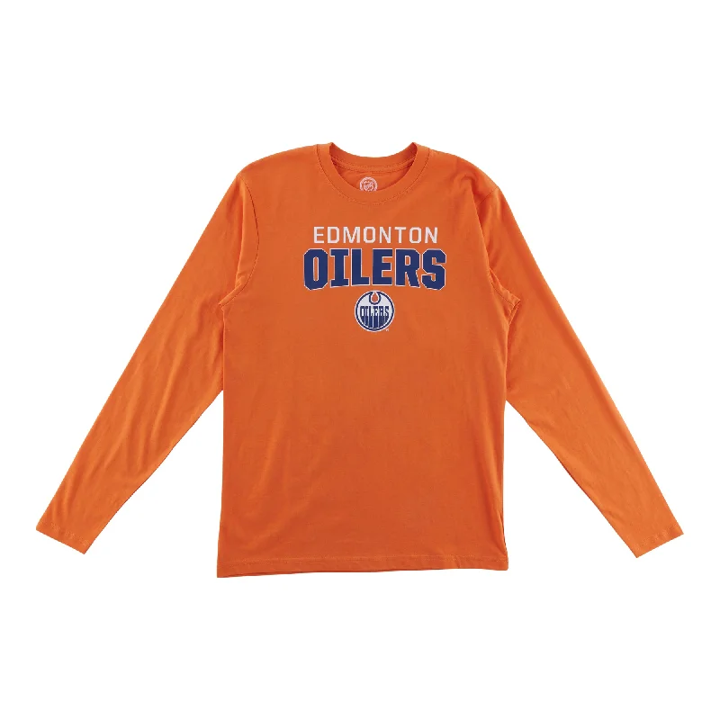 NHL Men's Edmonton Oilers Long Sleeve T-Shirt