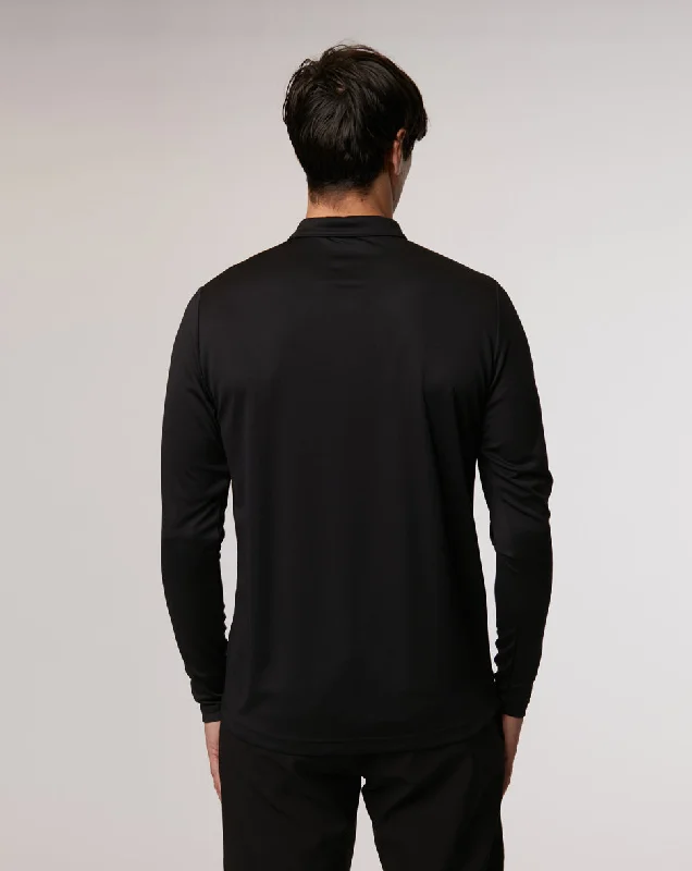 Onyx Long Sleeve Golf Polo