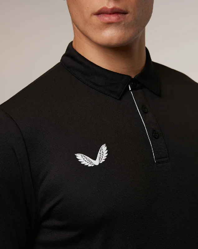 Onyx Long Sleeve Golf Polo