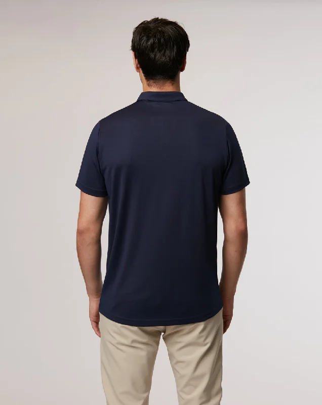 Peacoat Short Sleeve Golf Polo