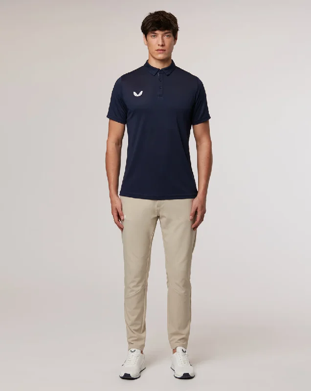 Peacoat Short Sleeve Golf Polo