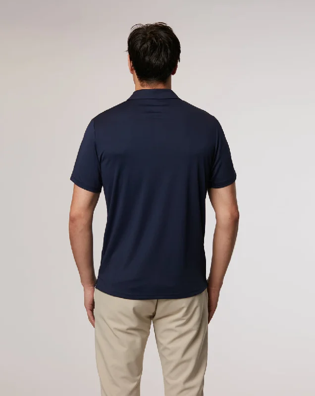 Peacoat Tota Golf Performance Short Sleeve Polo