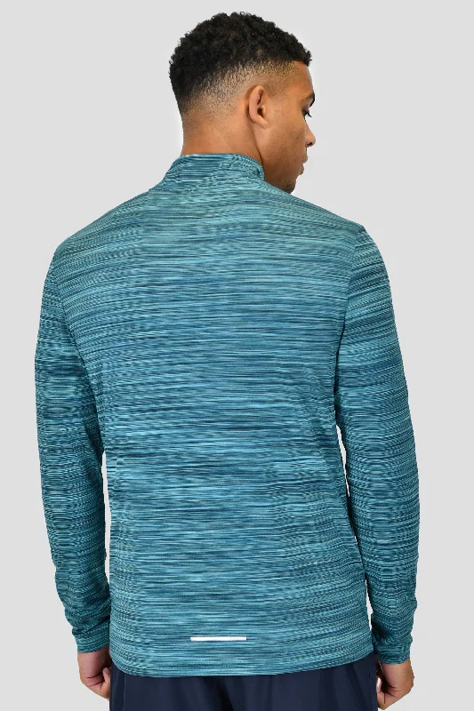 Trail 1/4 Zip - Navy/Dark Teal Multi