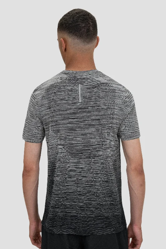 Trail Seamless T-Shirt - Black/Grey Multi