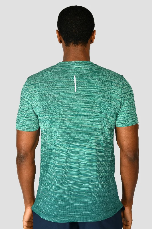 Trail Seamless T-Shirt - Mountain Meadow/Deep Sea