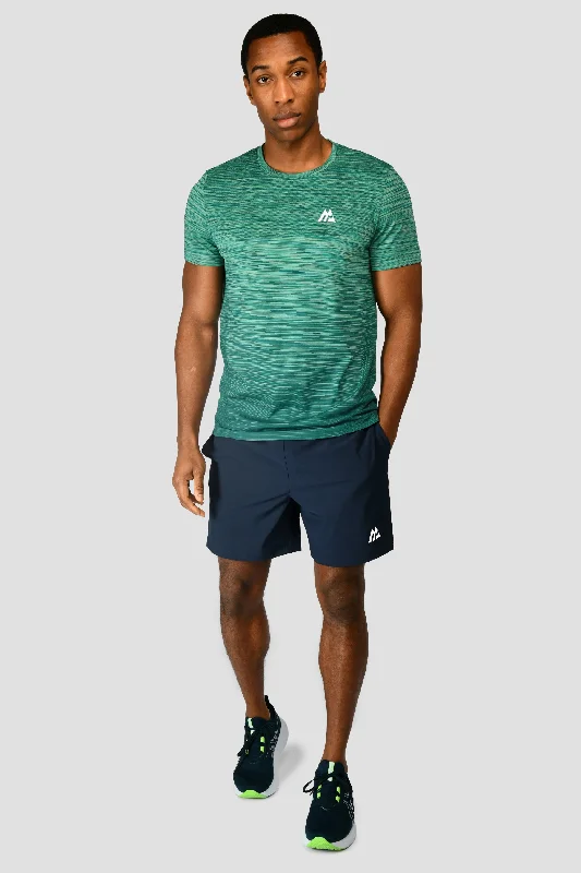 Trail Seamless T-Shirt - Mountain Meadow/Deep Sea