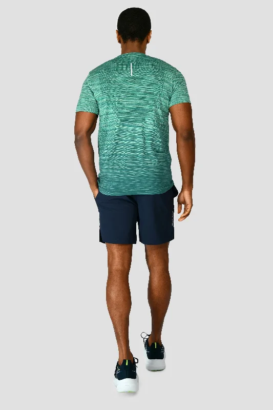 Trail Seamless T-Shirt - Mountain Meadow/Deep Sea