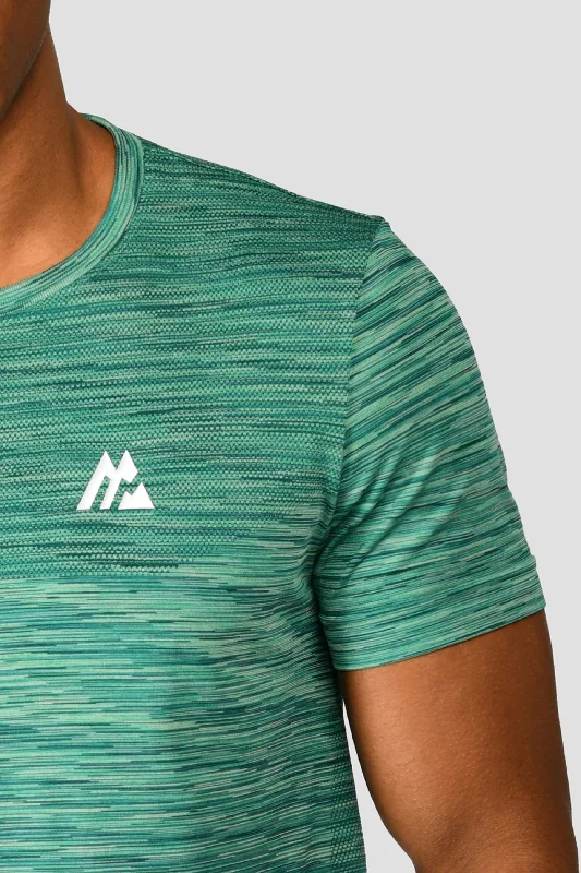 Trail Seamless T-Shirt - Mountain Meadow/Deep Sea