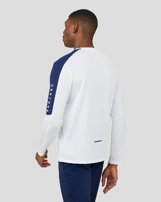 White Cobalt Capsule Long Sleeve Active T-Shirt