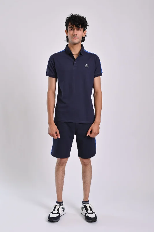 CONTRAST SLEEVE PANEL POLO