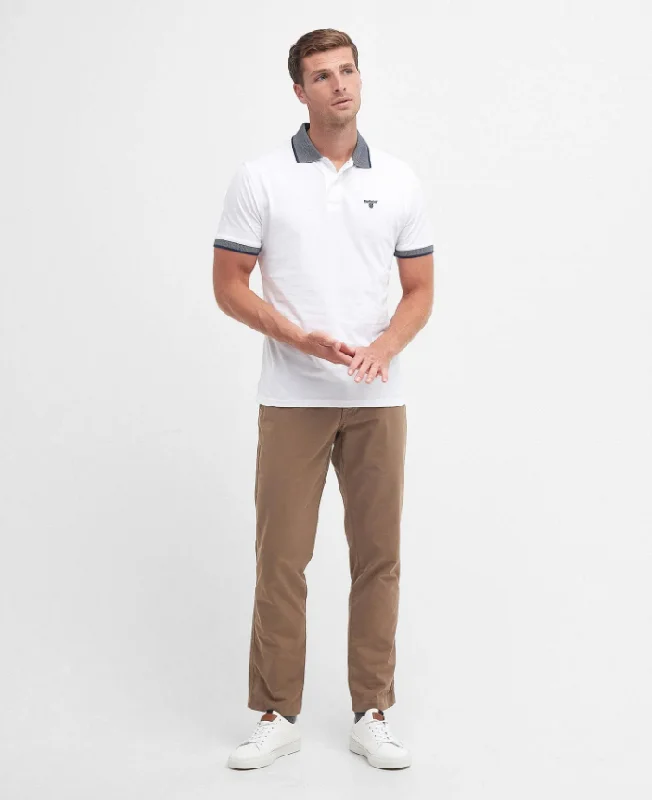 Barbour - Cornsay Polo, White