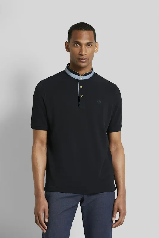 Bugatti - Polo Shirt, Navy, Blue Collar