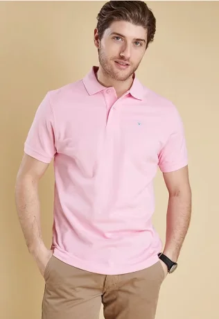 Barbour - Sports Polo, Pink