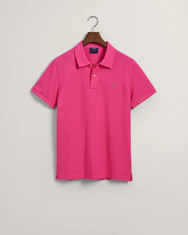 Gant - Original Pique SS Rugger, Hyper Pink