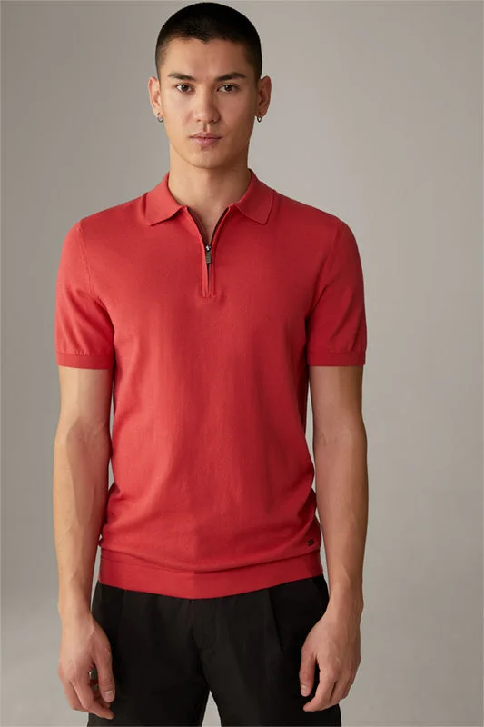 Strellson - Knit Polo Shirt Vincent, Red