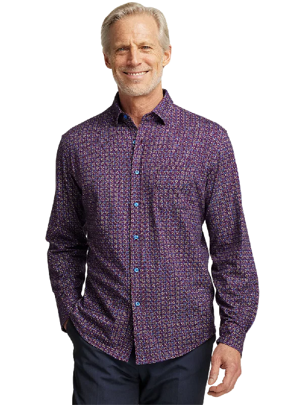 Cotton Button Front Polo - Multi