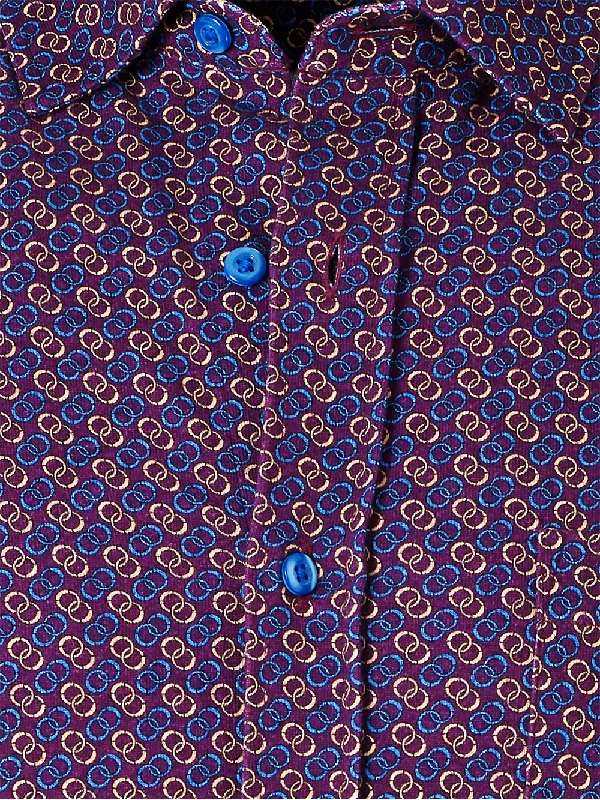 Cotton Button Front Polo - Multi