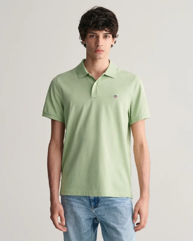 GANT - Reg Shield SS Pique Polo, Milky Matcha