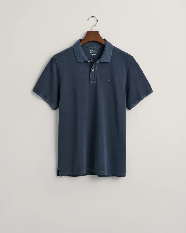 GANT - Sunfaded Pique SS Rugger Polo Shirt, Evening Blue