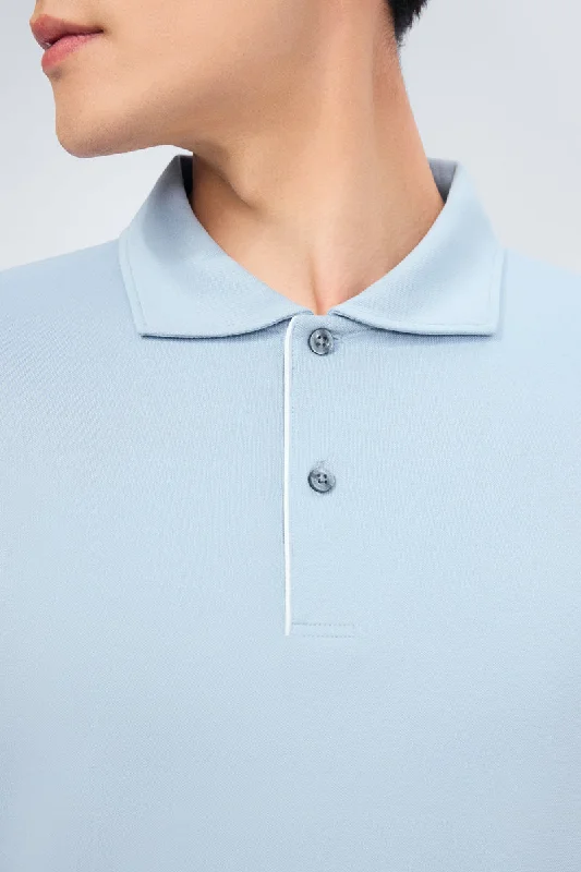 InstantCool Pique Polo | Grey Blue BLE251