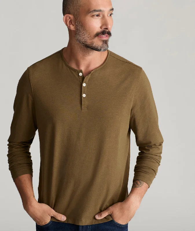 EcoSoft™ Long-Sleeve Henley