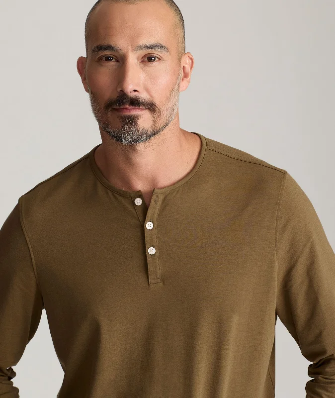 EcoSoft™ Long-Sleeve Henley