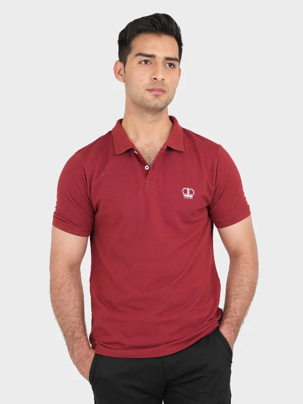 ""MELKER"" Summer Slim Fit Polo T-Shirt