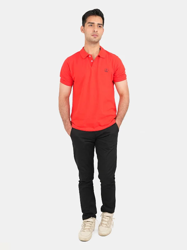 ""MELKER"" Summer Slim Fit Polo T-Shirt