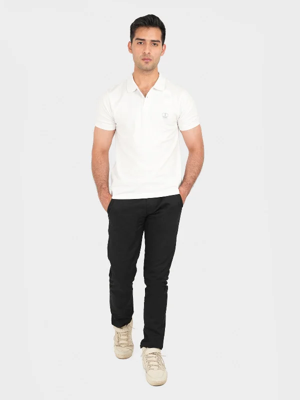 ""MELKER"" Summer Slim Fit Polo T-Shirt