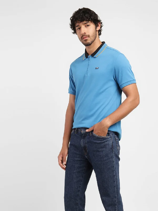 Men's Solid Polo T-shirt