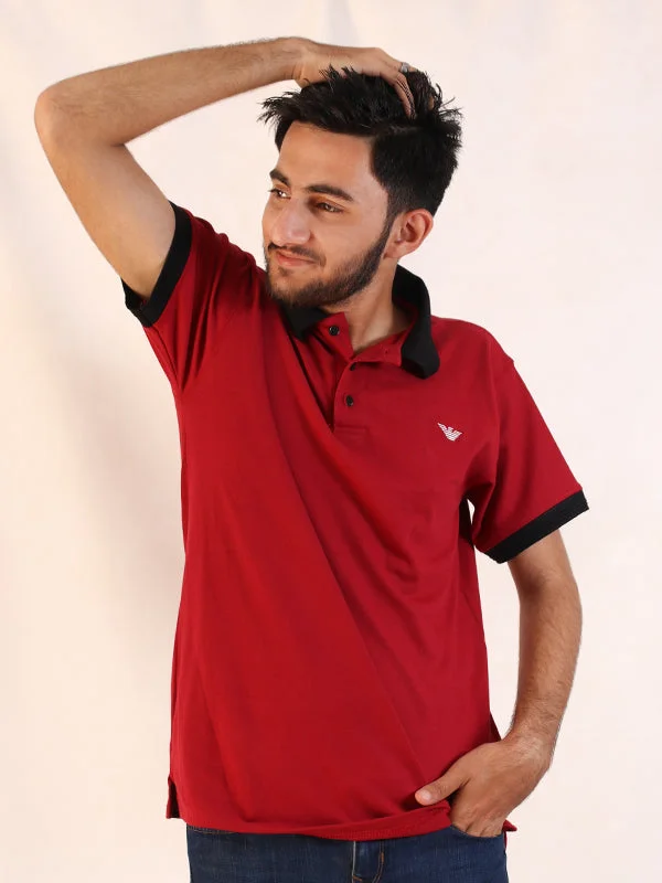 MTS11 SN Men's Polo T-Shirt Red