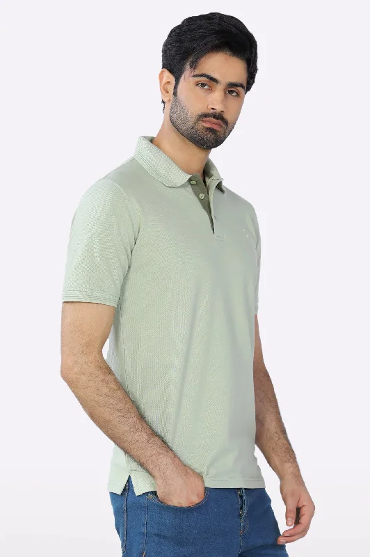 Jacquard Collar Polo