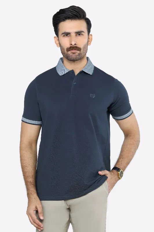 Jacquard Collar Polo