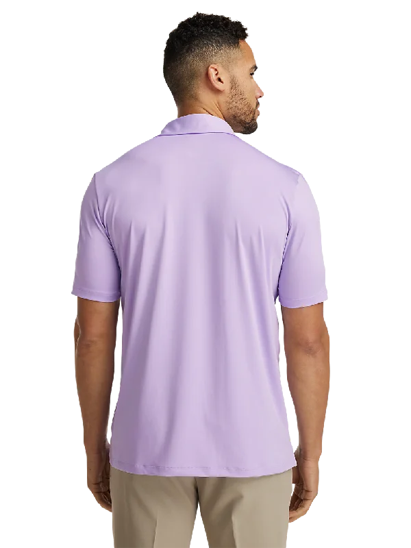 Performance Blend Three Button Polo - Light Purple