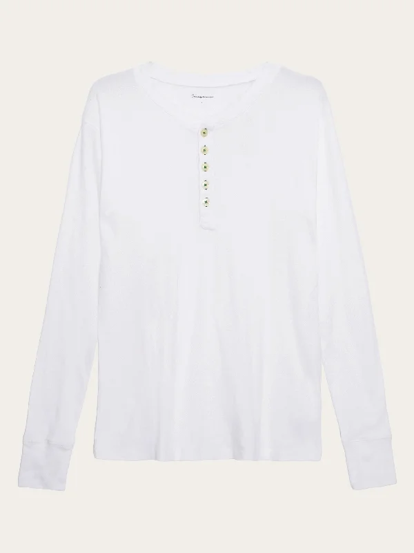 CEDAR LS Henley - Bright White