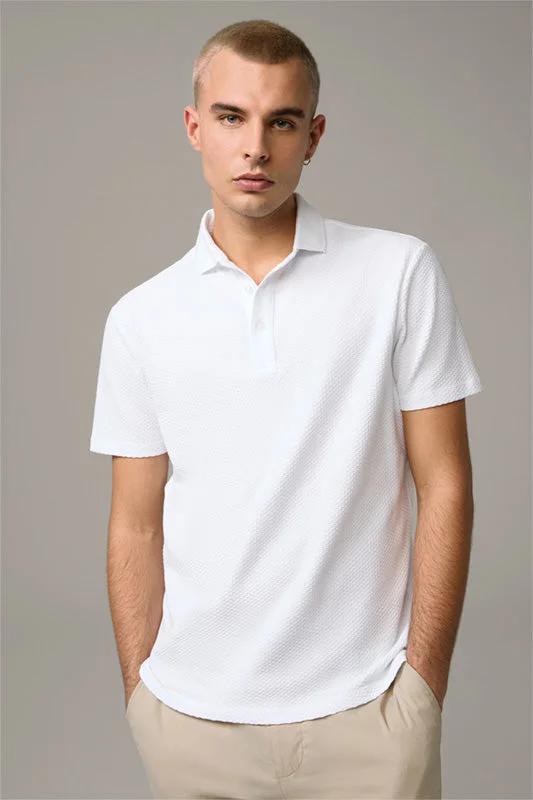 Strellson - Fisher-P, White Polo