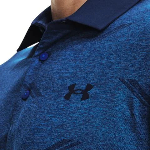 Under Armour - Playoff Deuces Jacquard Polo, Blue (XL Only)