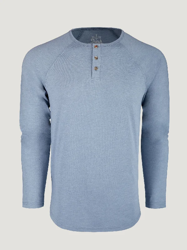 Wedgewood Slim Fit Long Sleeve Henley