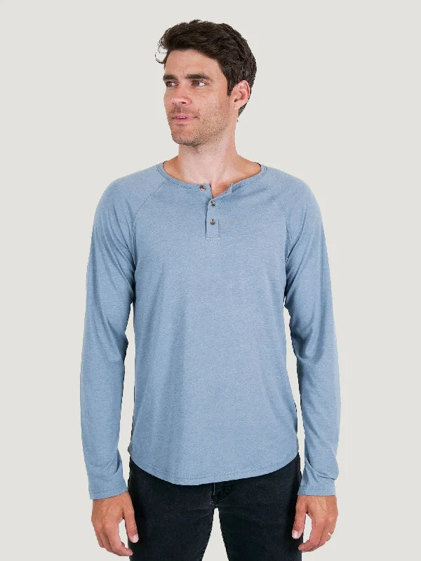 Wedgewood Slim Fit Long Sleeve Henley